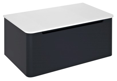 KERALA umyvadlová skříňka 80x35x47,5cm, 1x zásuvka, antracit matný KR080-3434