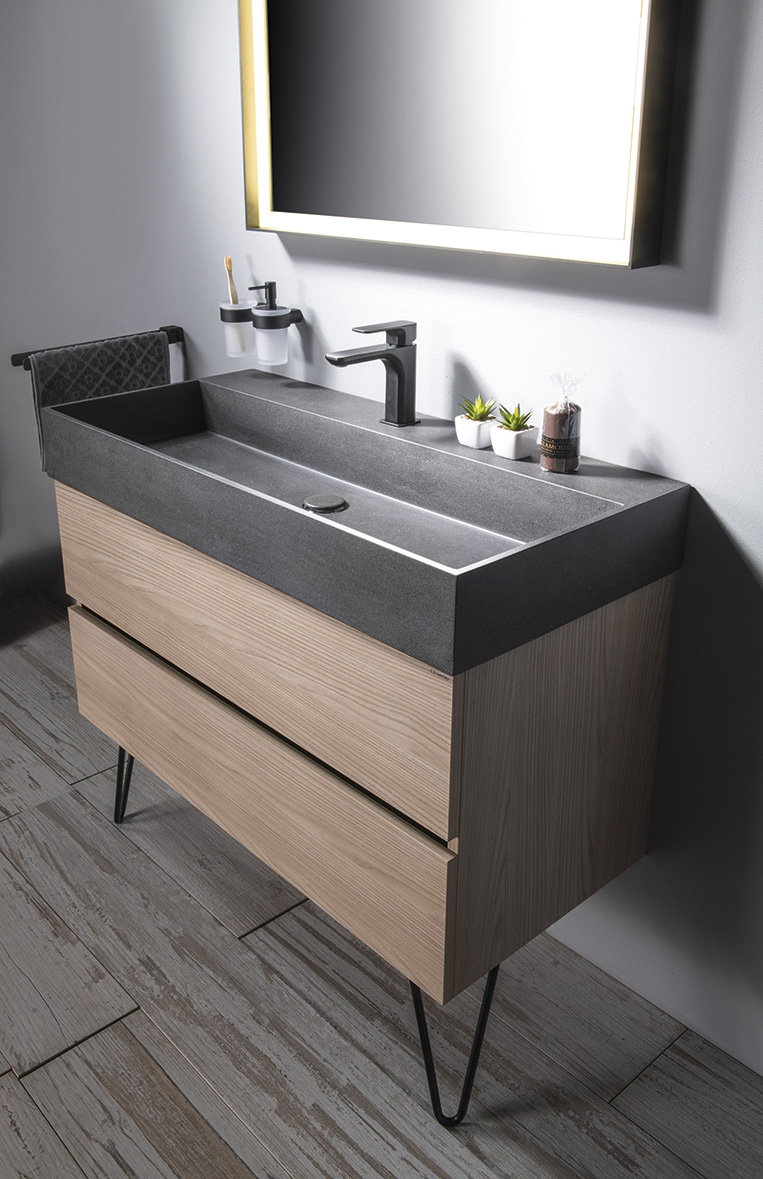 ODETTA umyvadlová skříňka 95x50x43,5cm, jilm bardini DT100-1313