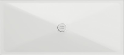 Keramická sprchová vanička, obdélník 180x80x2cm, bílá mat 46180809