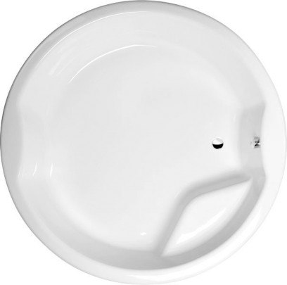 ROYAL ROUND kulatá vana s konstrukcí 172x172x49cm, bílá 73211