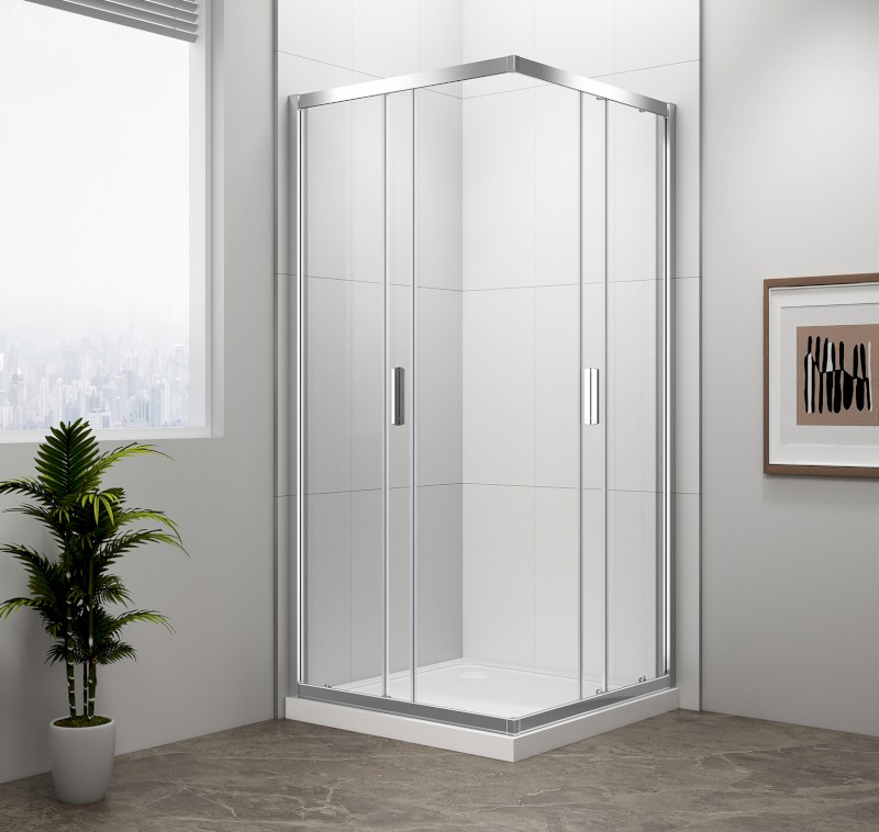 EASY čtvercová sprchová zástěna 900x900mm, čiré sklo EL5115