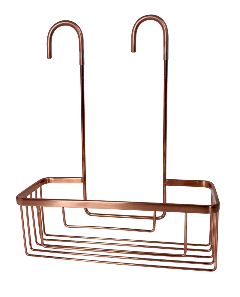 SMART polička do sprchy závěsná, na baterii, 300x375x120 mm, měď mat 248982