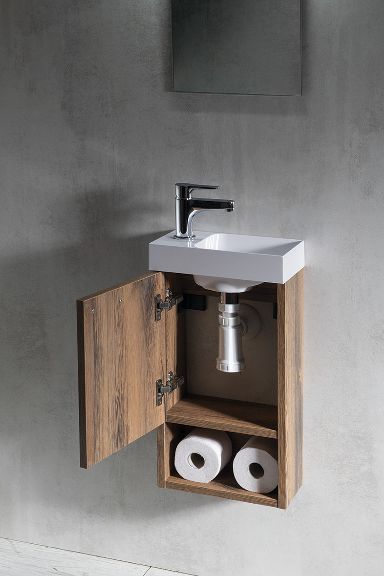 LATUS XI umyvadlová skříňka 30x53x16,5cm, dub stříbrný LT711-1111