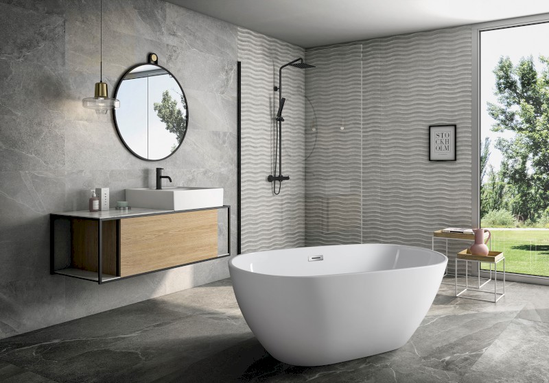 DOURO volně stojící vana, 150x82cm, bílá E1850