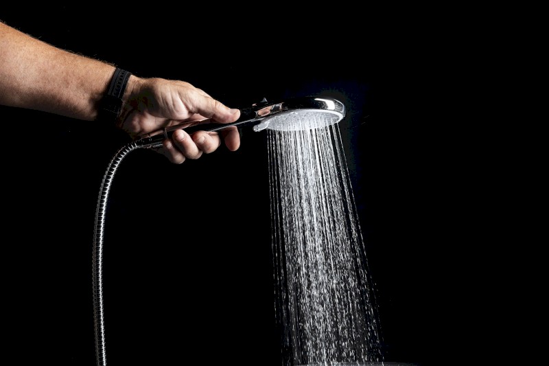 Ruční masážní sprcha, 3 režimy sprchování + režim oplach, silikon trysky, průměr 120mm, ABS/chrom 1204-51