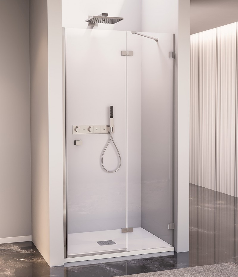 FORTIS EDGE sprchové dveře do niky 900mm, čiré sklo, pravé FL1690R