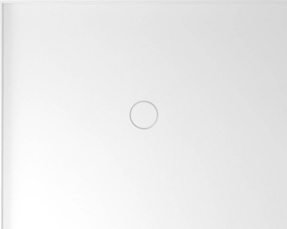 MIRAI sprchová vanička z litého mramoru, obdélník 100x80x1,8cm, levá, bílá 73169