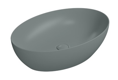 PURA keramické umyvadlo na desku, 60x42cm, agave mat 884204