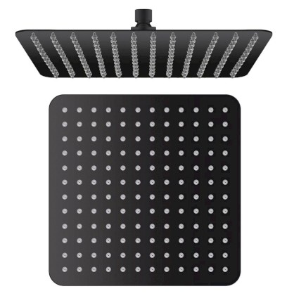 SLIM hlavová sprcha, 300x300mm, černá mat SL101