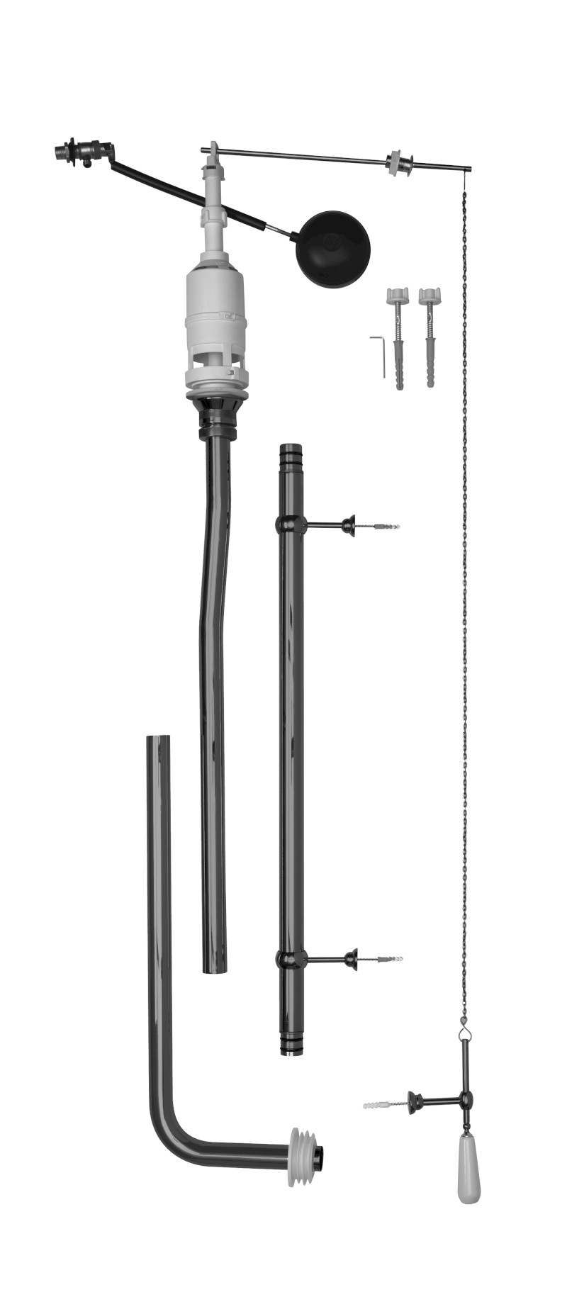 CLASSIC splachovací mechanismus, zlato BODR