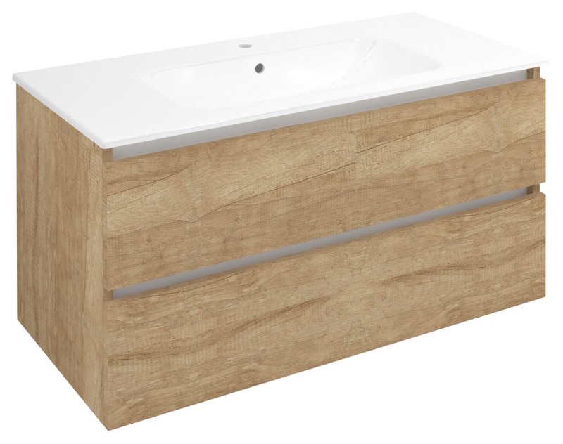 EZARA umyvadlová skříňka 99,8x52x46cm, dub alabama EZ101-2222