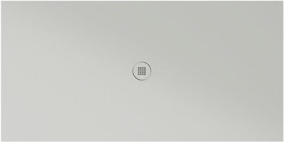 Keramická sprchová vanička, obdélník 180x90x2cm, cenere mat 46180917