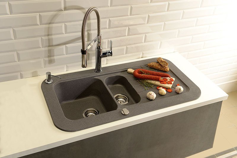 JESSY stojánková dřezová baterie se sprškou, chrom 1105-62