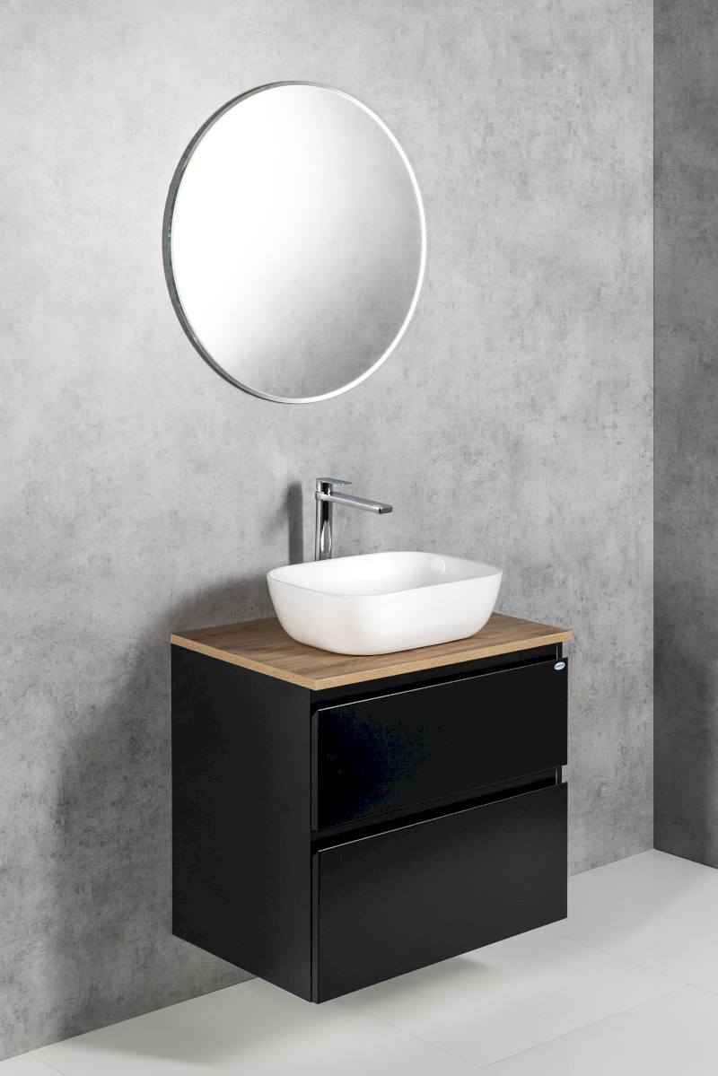 ALTAIR umyvadlová skříňka 67x60x45cm, černá mat AI670