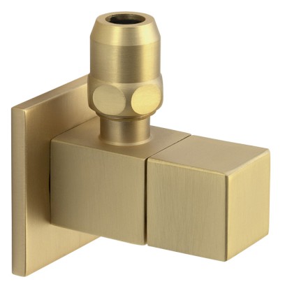 Rohový ventil s matkou, hranatý, 1/2