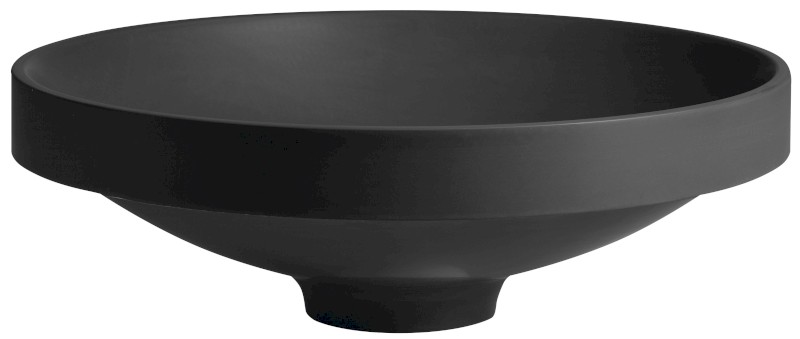 VERTO umyvadlo zápustné, litý mramor, průměr 40,5cm, antracit mat 15121.51