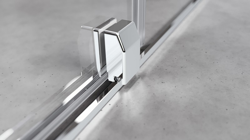 ROLLS sprchové dveře 1200mm, výška 2000mm, čiré sklo RL1215