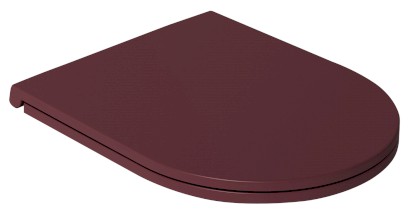 INFINITY WC sedátko, SLIM, Soft Close, Easy Take, maroon red 40KF0543I-S