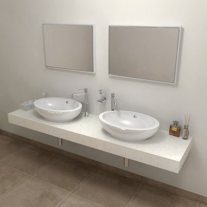 TAILOR rockstone deska 170x50 cm, provedení límce C TR170C