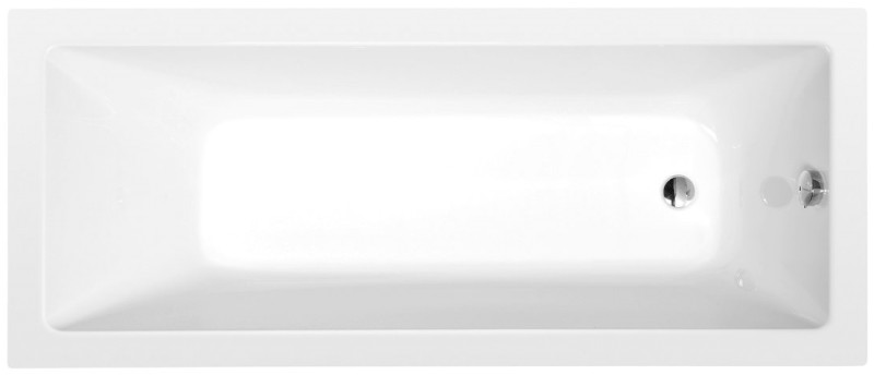 NOEMI obdélníková vana 170x70x39cm, bílá 71708