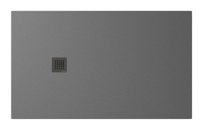 TRENECA vanička z litého mramoru s možností úpravy rozměru, 150x90cm, šedá mat 84310.31