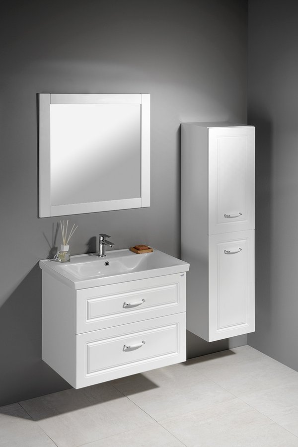 FAVOLO umyvadlová skříňka 86,5x60x44,6cm, bílá mat FV290