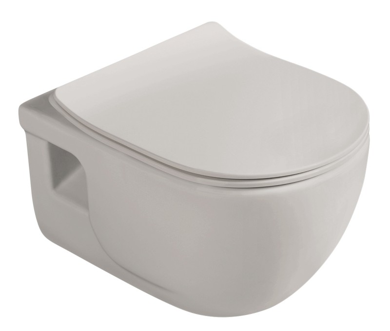 BRILLA WC sedátko, SLIM, Soft Close, latte mat 100787-114