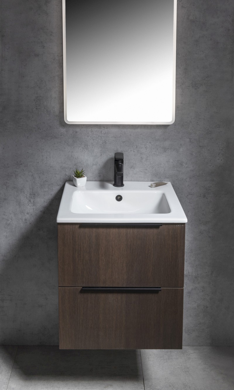 CIRASA umyvadlová skříňka 48x54x39cm, borovice rustik CR492-1616