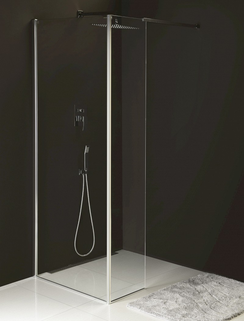 MODULAR SHOWER stěna k instalaci na zeď, pro připojení pevného panelu, 800 mm MS2A-80
