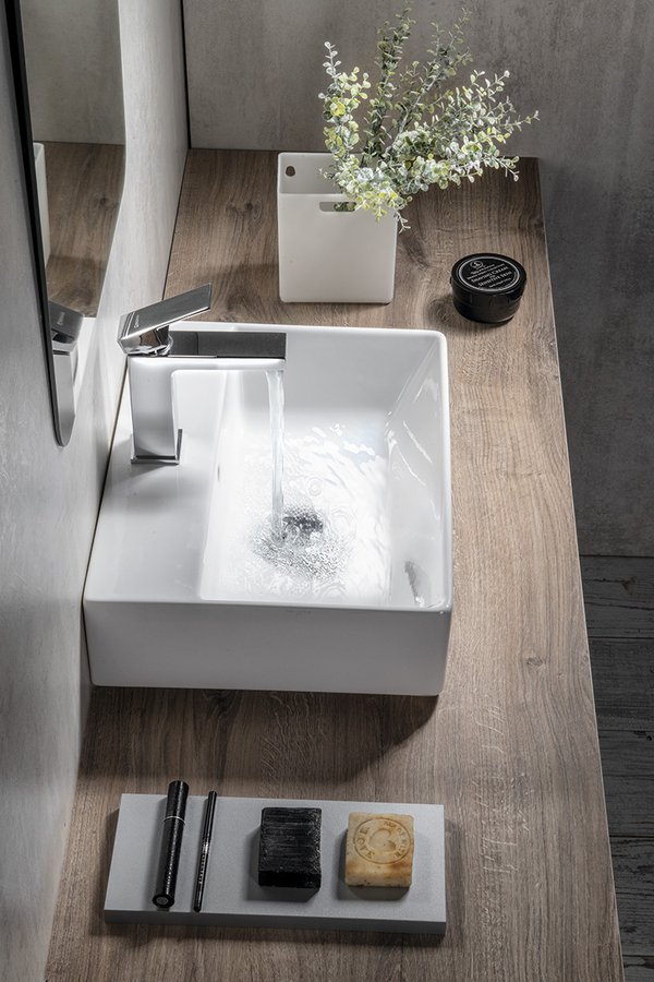 KUBE X keramické umyvadlo 45x35cm, bílá ExtraGlaze 9485111