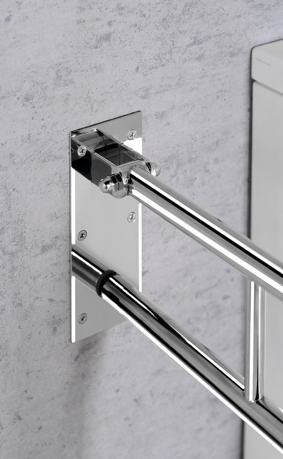 HANDICAP madlo sklopné 600mm, nerez lesk XH516