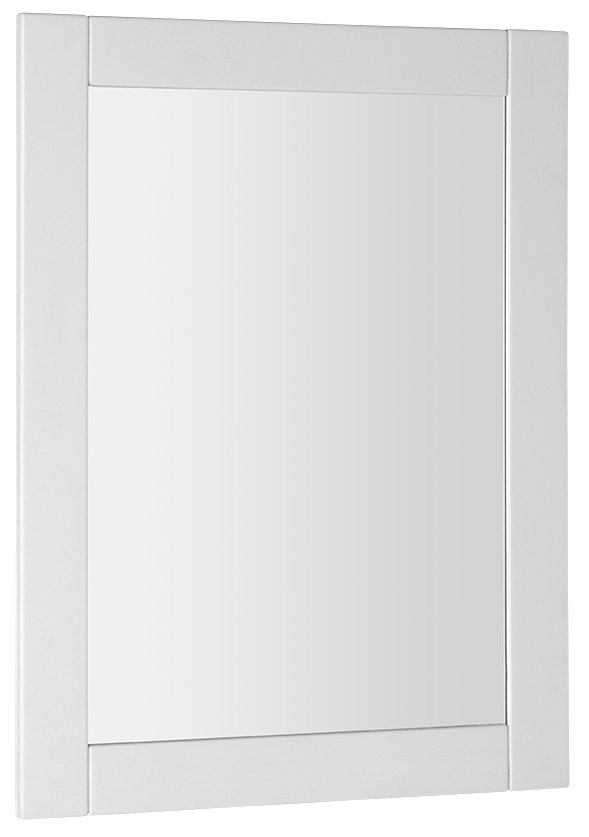 FAVOLO zrcadlo v rámu 70x90cm, bílá mat FV090