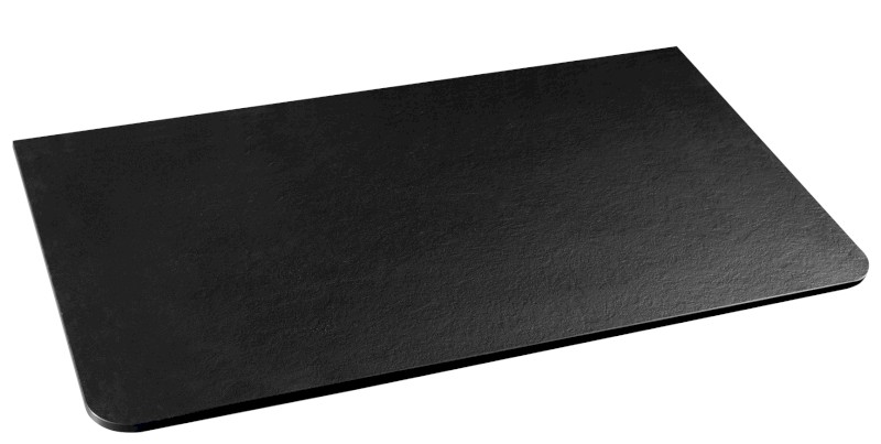 PREMIO deska kompozit 102x1,2x48,5cm, černá mat PRE100-3535