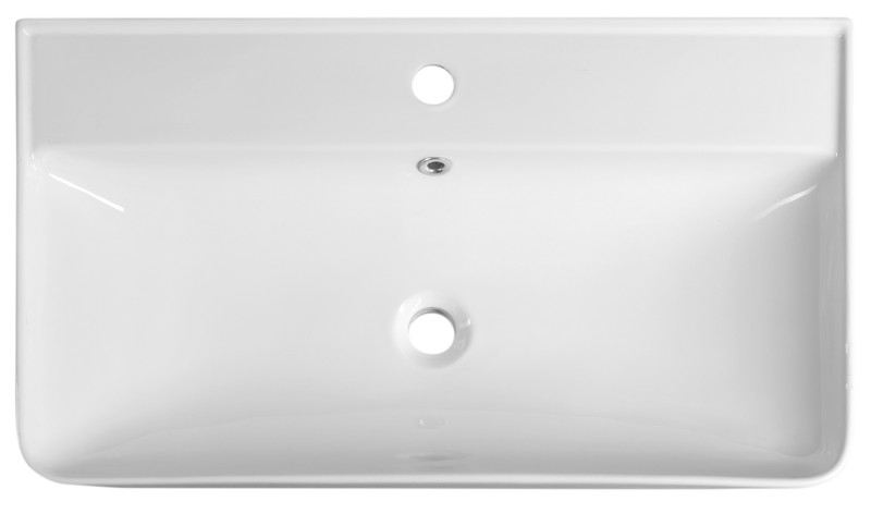 ZEN keramické umyvadlo nábytkové 80x45cm, bílá 3080