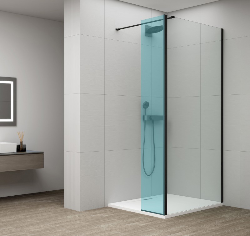 ESCA fixní sklo pro připojení otočného panelu, 1200mm, černá mat ES3A12B