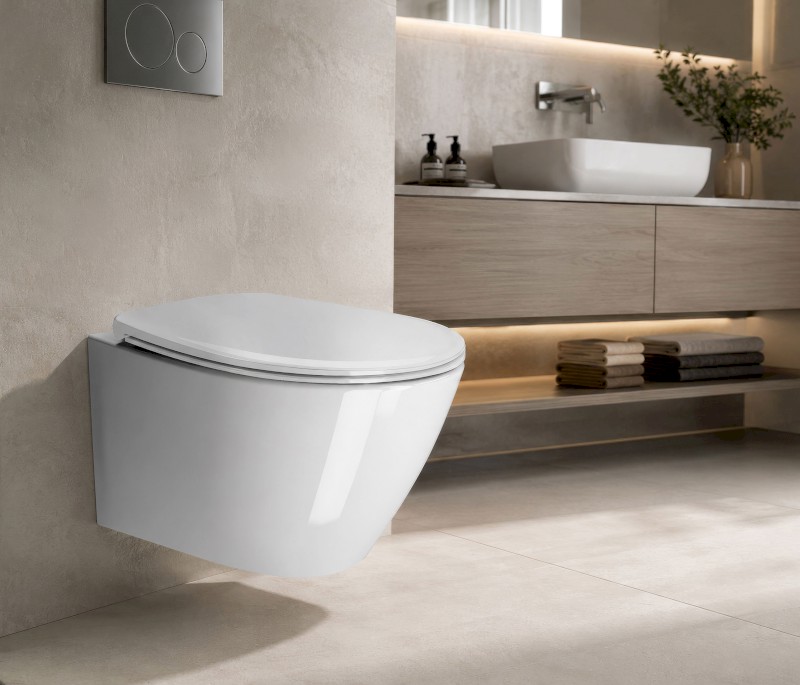 MODO WC sedátko, Soft Close, Quick Release, bílá/chrom MS98C211