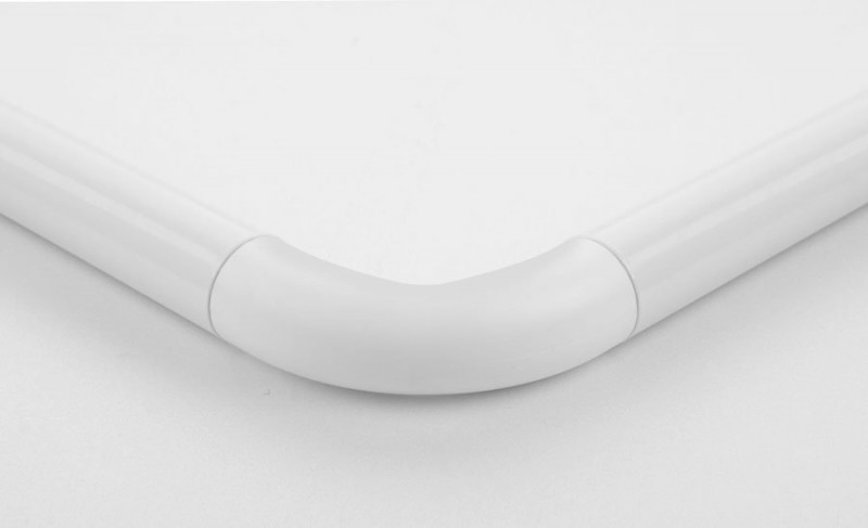 Rohová univerzální sprchová tyč, bílá 59501