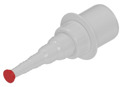 HT koncovka se zpětnou klapkou pro připojení hadice 10-26mm, DN40 168.441.0