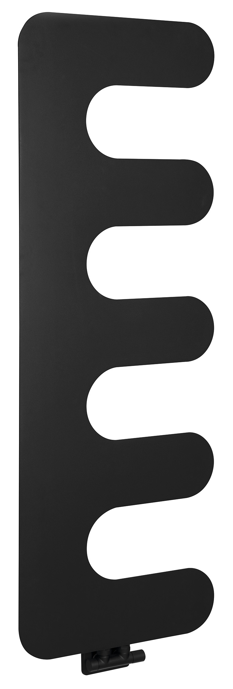 EVOLLA otopné těleso 490x1390mm, černá mat MI1400