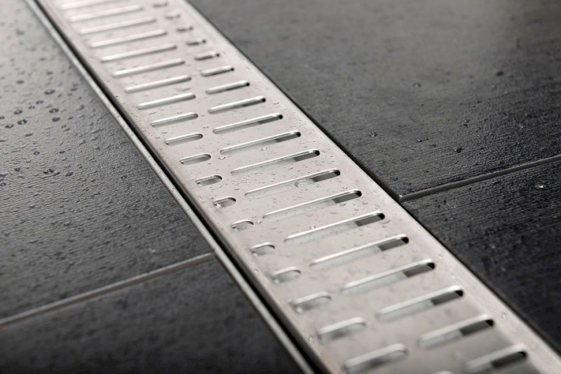 MANUS ONDA nerezový podlahový žlab s roštem, L-1150, DN50 GMO17