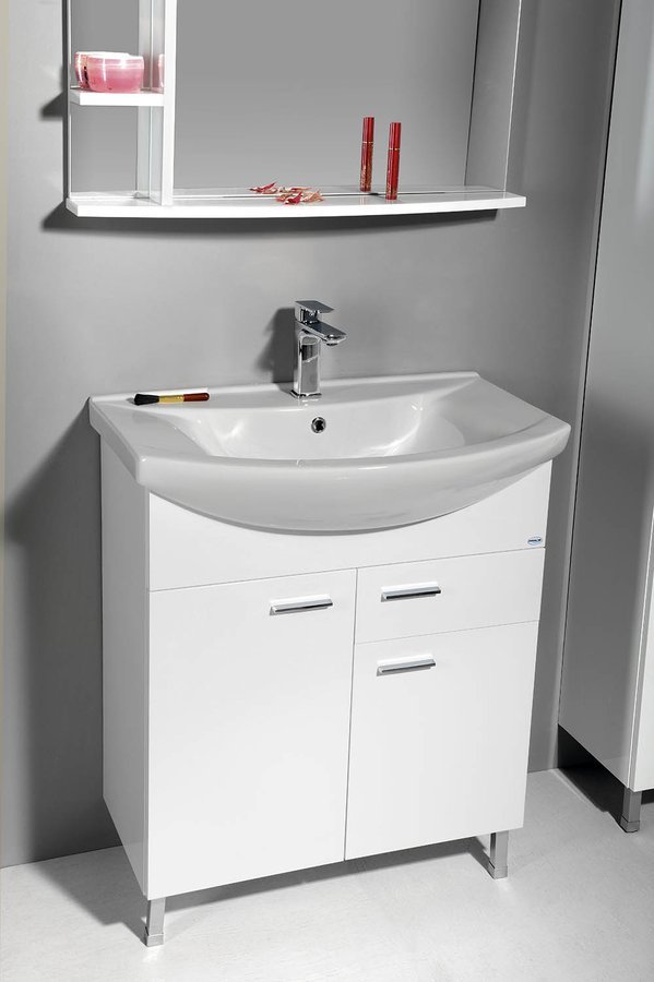 ZOJA umyvadlová skříňka 71,5x74x34cm, bílá 51075A