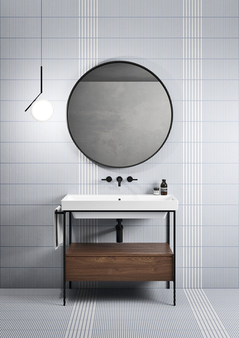 NORM nábytková nožička, výška 194mm, pro konstrukci MSAN80N/MSAN100N, černá MPSNMN