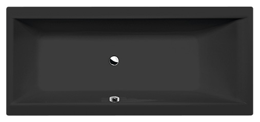 CLEO obdélníková vana 170x75x48cm, černá mat 94611.21