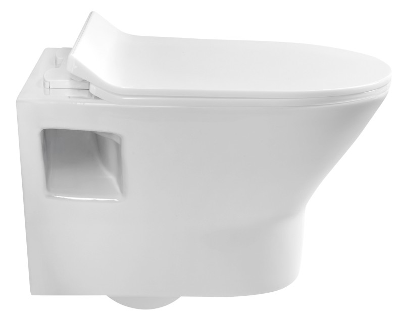 IMOGEN závěsná WC mísa, Rimless, 36x50cm, bílá 201.508.0