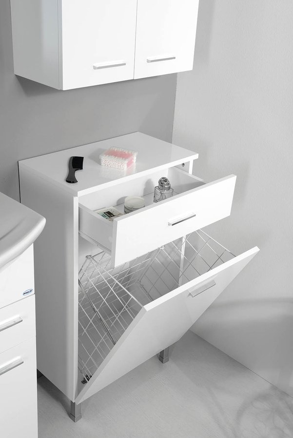 ZOJA/KERAMIA FRESH skříňka spodní s košem 50x78x29cm, bílá 51310