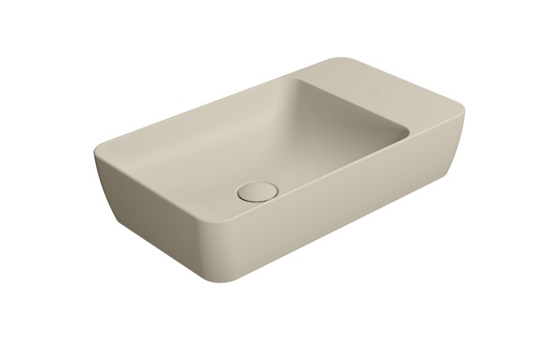 MODO keramické umyvadlo na desku 60x35cm, bez otvoru, creta mat 9883008
