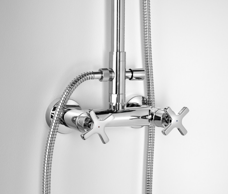 TRAX nástěnná sprchová baterie pro sloup 990E, chrom 686R