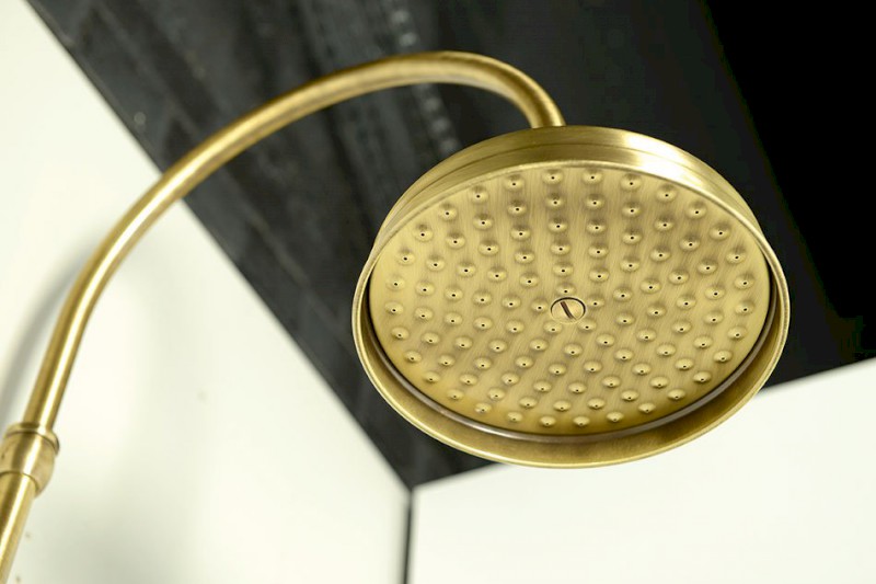 ANTEA sprchový sloup s termostatickou baterií, bronz SET046