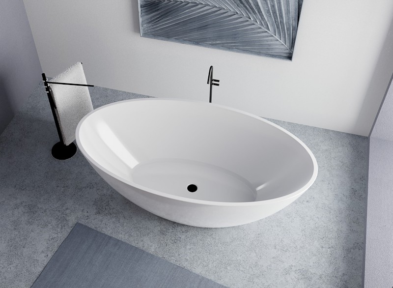 CORYN volně stojící vana 165x90x58cm, bílá 68651