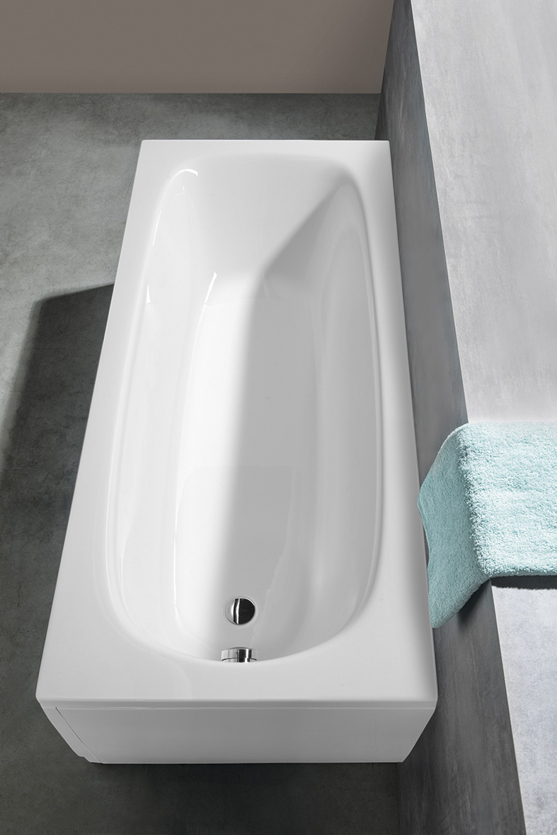 EBRO obdélníková vana 170x75x39cm, bílá 26711